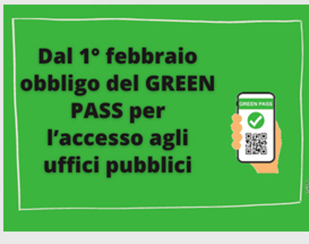 Obbligo di Green pass base per gli utenti degli uffici comunali